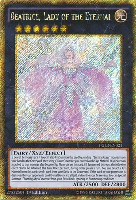 Beatrice, Lady of the Eternal - PGL3-EN021 - Gold Secret Rare