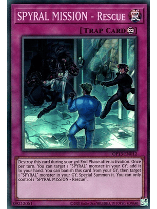 SPYRAL MISSION - Rescue - OP13-EN012 - Super Rare (español)