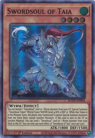Swordsoul of Taia - BODE-EN004 - Super Rare 1