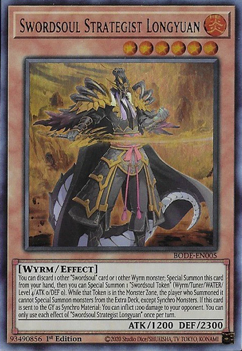 Swordsoul Strategist Longyuan - BODE-EN005 - Ultra Rare