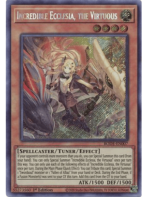Incredible Ecclesia, the Virtuous - BODE-EN007 - Secret Rare