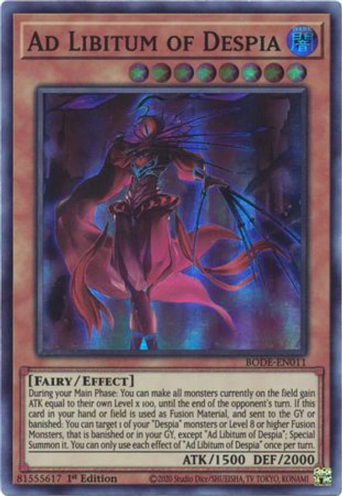 Ad Libitum of Despia - BODE-EN011 - Super Rare