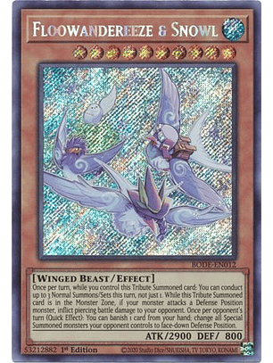 Floowandereeze & Snowl - BODE-EN012 - Secret Rare
