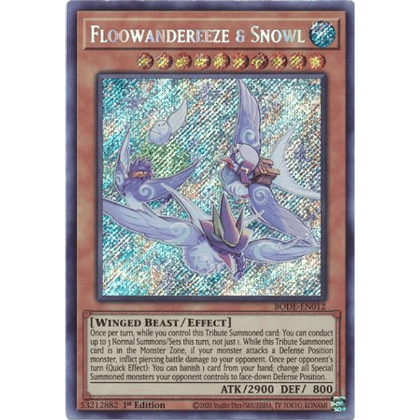 Floowandereeze & Snowl - BODE-EN012 - Secret Rare