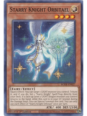 Starry Knight Orbitael - BODE-EN027 - Common