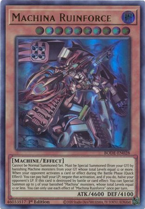 Machina Ruinforce - BODE-EN028 - Ultra Rare
