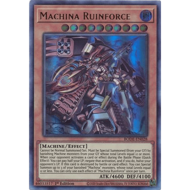 Machina Ruinforce - BODE-EN028 - Ultra Rare
