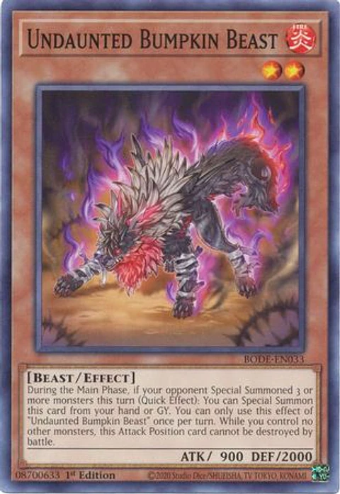 Undaunted Bumpkin Beast - BODE-EN033 - Common