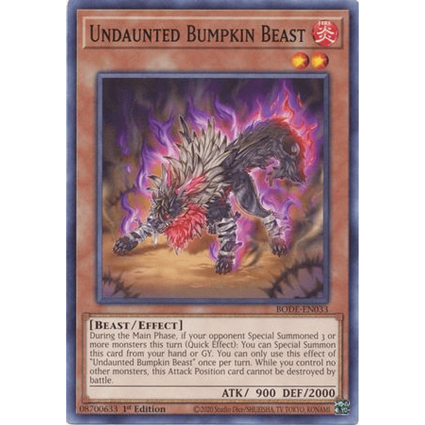 Undaunted Bumpkin Beast - BODE-EN033 - Common