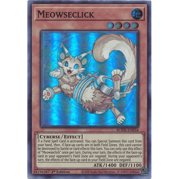 Meowseclick - BODE-EN034 - Super Rare