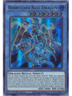 Borreload Riot Dragon - BODE-EN036 - Ultra Rare