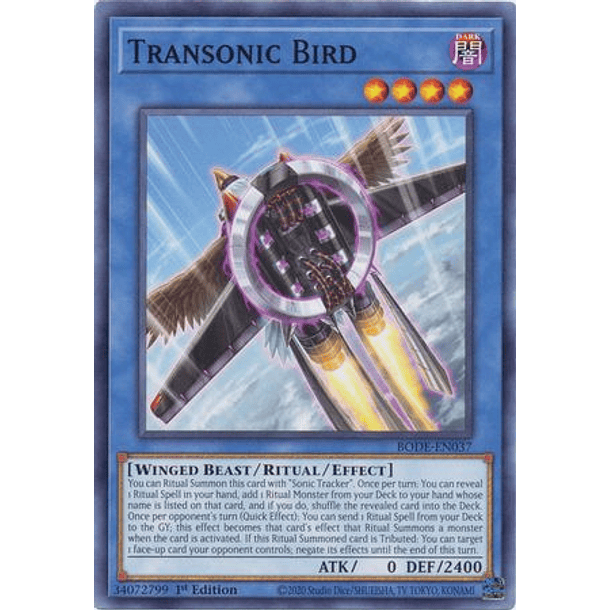 Transonic Bird - BODE-EN037 - Common