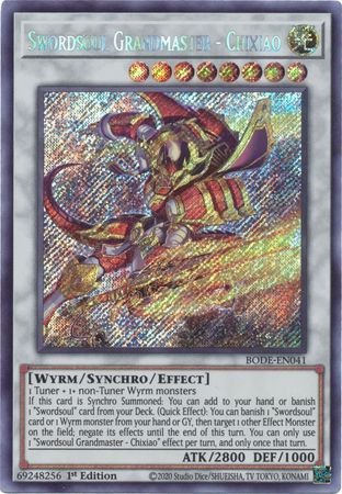 Swordsoul Grandmaster - Chixiao - BODE-EN041 - Secret Rare 1