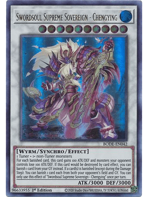 Swordsoul Supreme Sovereign - Chengying - BODE-EN042 - Ultra Rare