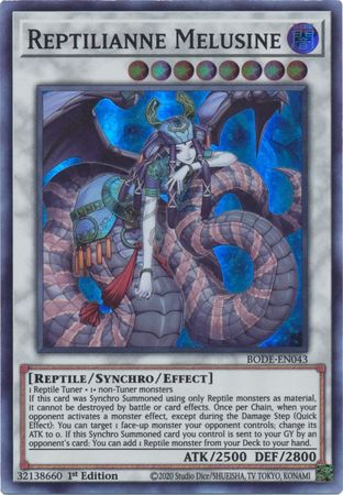 Reptilianne Melusine - BODE-EN043 - Super Rare 1