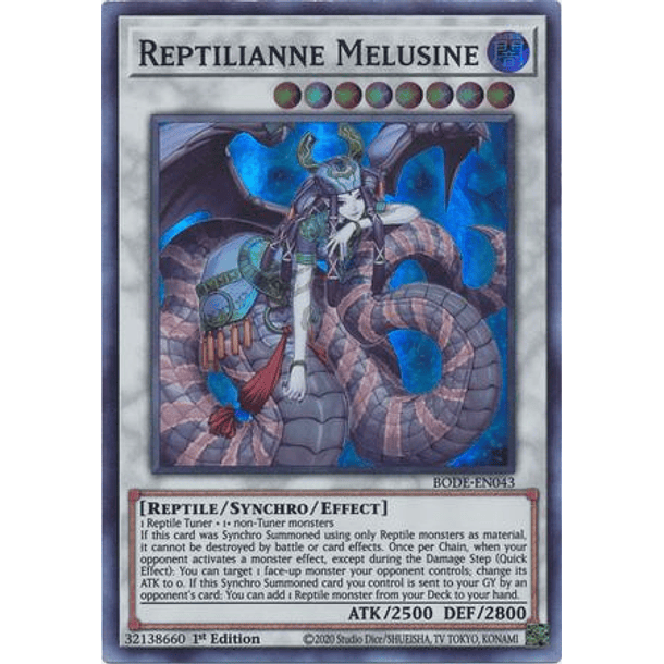 Reptilianne Melusine - BODE-EN043 - Super Rare