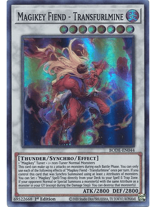 Magikey Fiend - Transfurlmine - BODE-EN044 - Super Rare