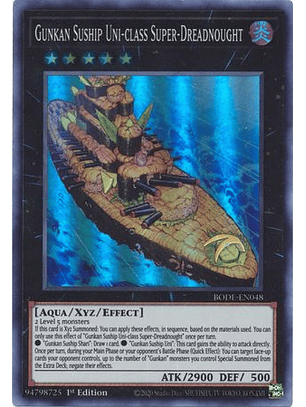 Gunkan Suship Uni-class Super-Dreadnought - BODE-EN048 - Super Rare