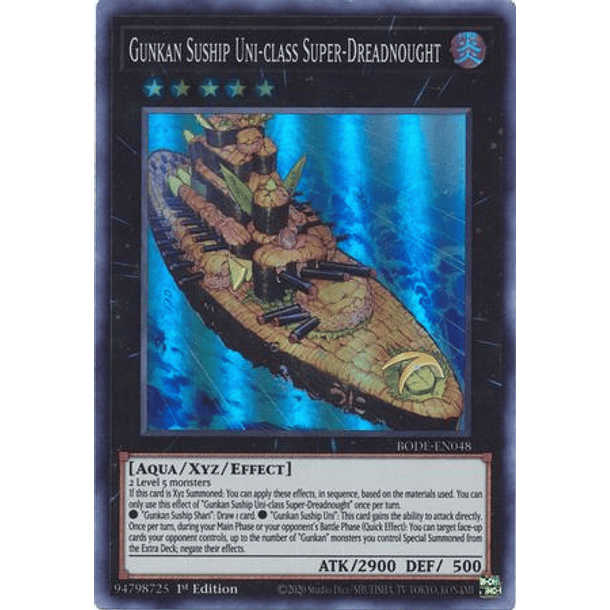 Gunkan Suship Uni-class Super-Dreadnought - BODE-EN048 - Super Rare