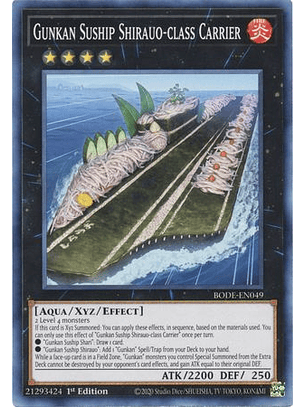 Gunkan Suship Shirauo-class Carrier - BODE-EN049 - Common