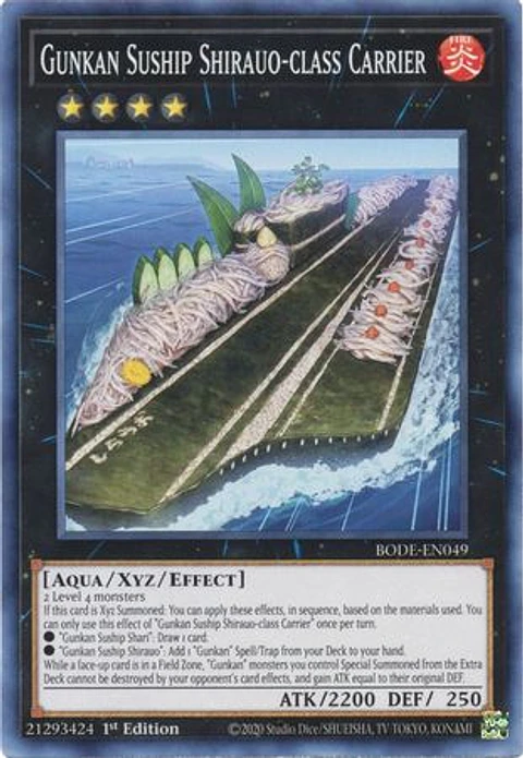 Gunkan Suship Shirauo-class Carrier - BODE-EN049 - Common