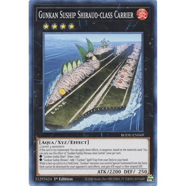 Gunkan Suship Shirauo-class Carrier - BODE-EN049 - Common
