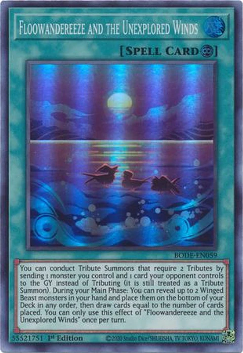 Floowandereeze and the Unexplored Winds - BODE-EN059 - Super Rare