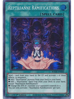 Reptilianne Ramifications - BODE-EN060 - Super Rare