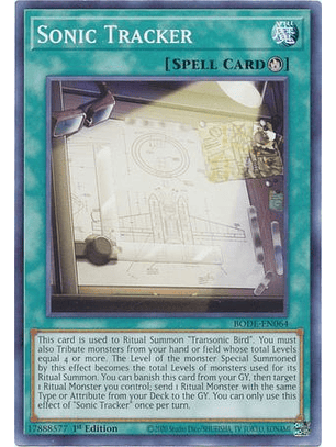 Sonic Tracker - BODE-EN064 - Common