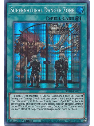 Supernatural Danger Zone - BODE-EN067 - Super Rare