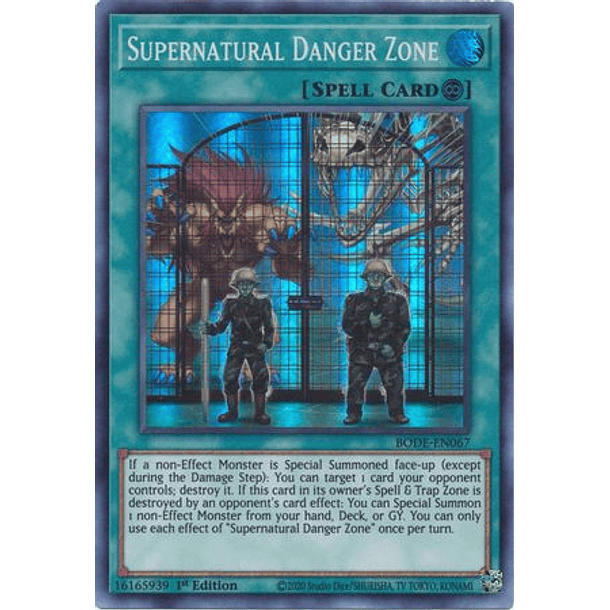 Supernatural Danger Zone - BODE-EN067 - Super Rare