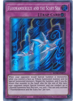 Floowandereeze and the Scary Sea - BODE-EN075 - Super Rare