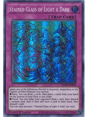 Stained Glass of Light & Dark - BODE-EN078 - Super Rare