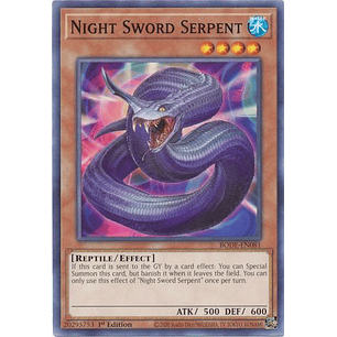 Night Sword Serpent - BODE-EN081 - Common