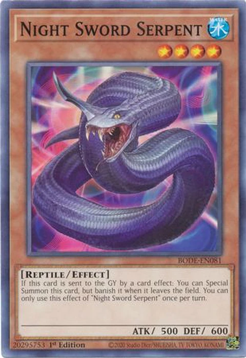 Night Sword Serpent - BODE-EN081 - Common