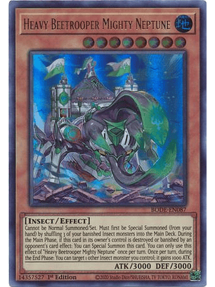 Heavy Beetrooper Mighty Neptune - BODE-EN087 - Ultra Rare