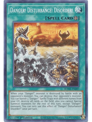 Danger! Disturbance! Disorder! - BODE-EN097 - Common