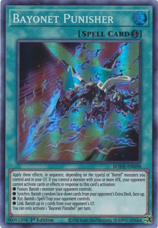 Bayonet Punisher - BODE-EN098 - Super Rare 1