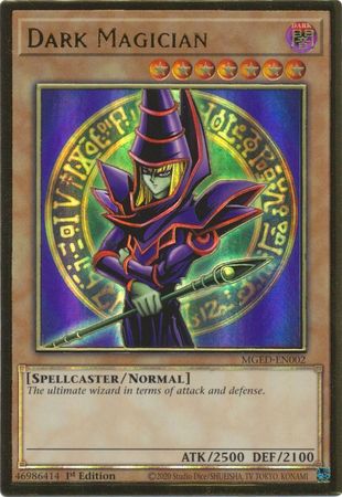 Dark Magician - MGED-EN002 - Premium Gold Rare 1