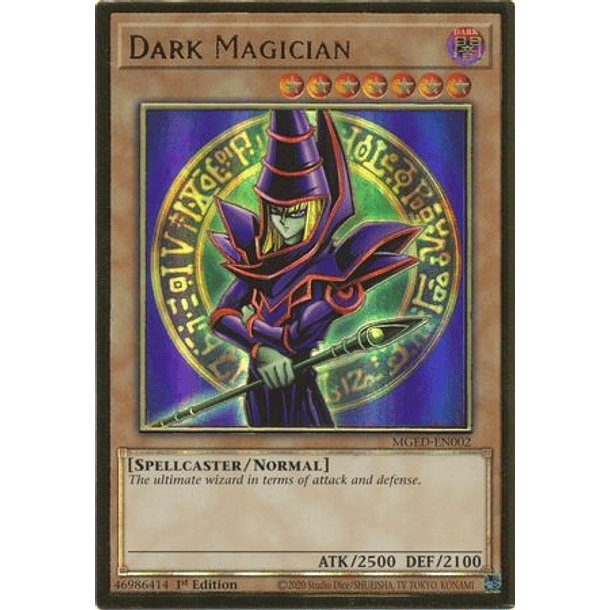 Dark Magician - MGED-EN002 - Premium Gold Rare
