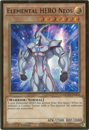 Elemental HERO Neos - MGED-EN004 - Premium Gold Rare 1