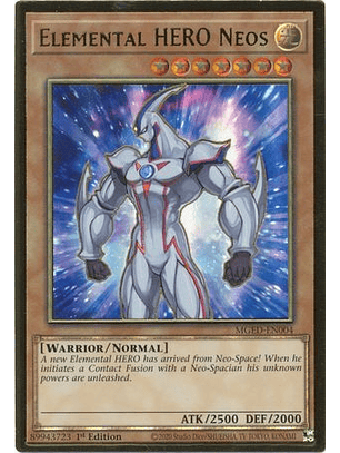 Elemental HERO Neos - MGED-EN004 - Premium Gold Rare