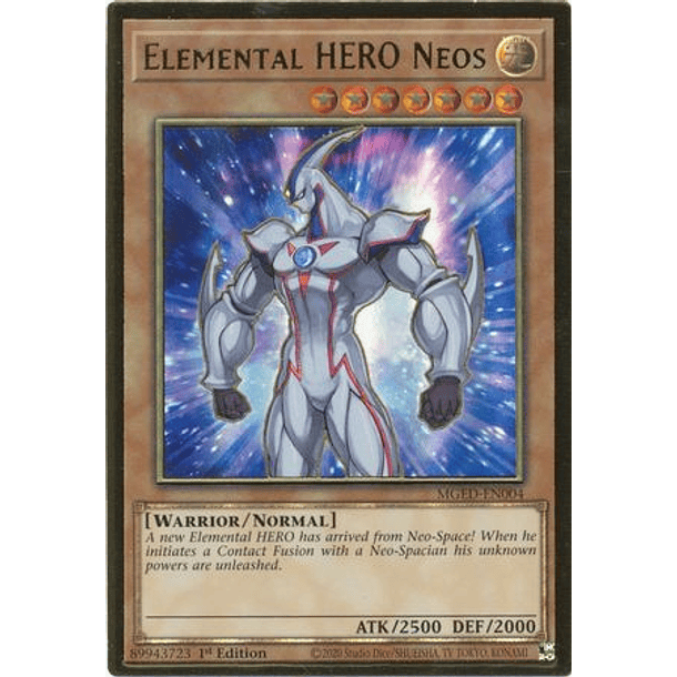 Elemental HERO Neos - MGED-EN004 - Premium Gold Rare