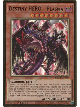 Destiny HERO - Plasma - MGED-EN007 - Premium Gold Rare