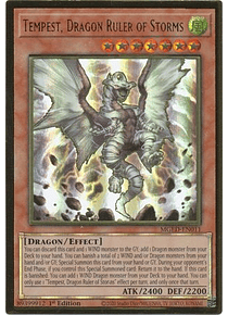 Tempest, Dragon Ruler of Storms - MGED-EN011 - Premium Gold Rare