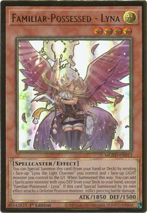 Familiar-Possessed - Lyna - MGED-EN013 - Premium Gold Rare