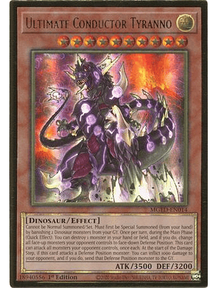 Ultimate Conductor Tyranno - MGED-EN014 - Premium Gold Rare