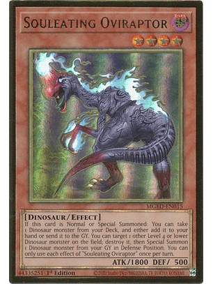 Souleating Oviraptor - MGED-EN015 - Premium Gold Rare