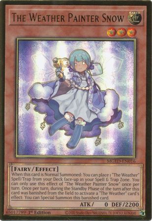 The Weather Painter Snow - MGED-EN016 - Premium Gold Rare 1