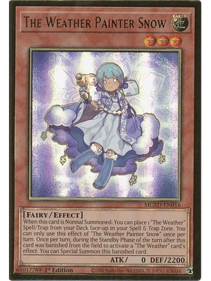 The Weather Painter Snow - MGED-EN016 - Premium Gold Rare